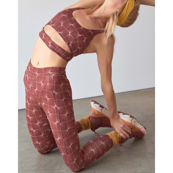 NWT FP Movement Sneak Peak Printed Bra / Ginger Spice Combo - Picture 3 of 7